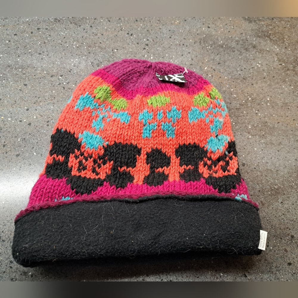 Colorful 100% Nepalese Knit Beanie
